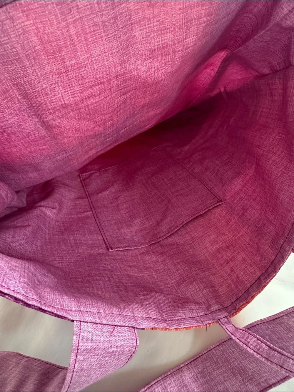 Handmade quilted Tote Bag in Pink and Purple